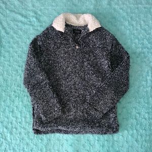 1/4 Zip Faux Fur Pullover